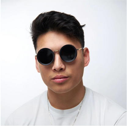 Adjustable Polarized Round Sunglasses