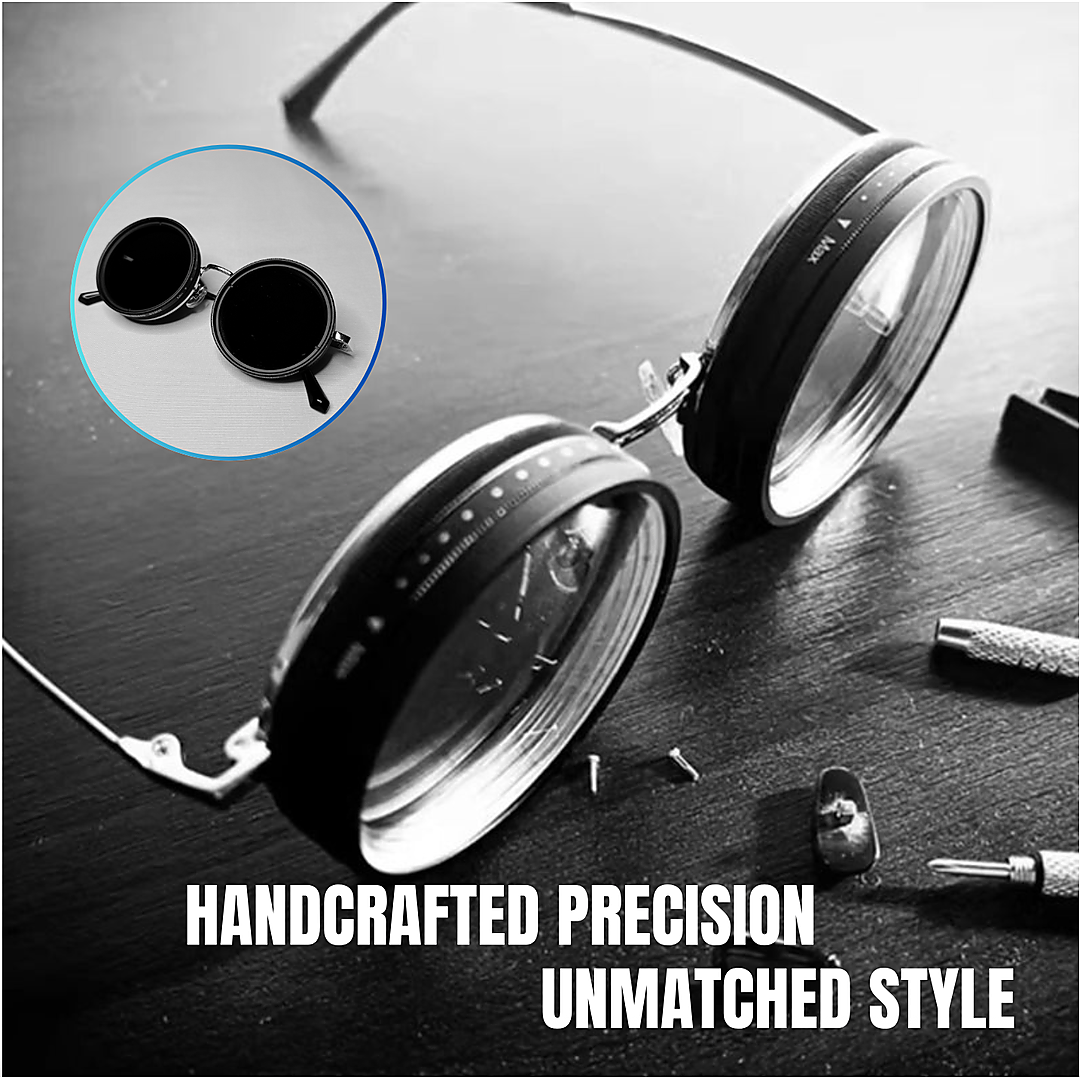 Adjustable Polarized Round Sunglasses
