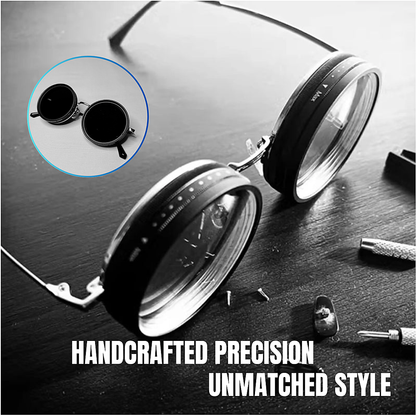 Adjustable Polarized Round Sunglasses