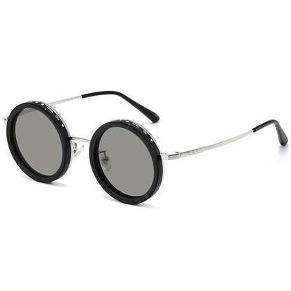 Adjustable Polarized Round Sunglasses